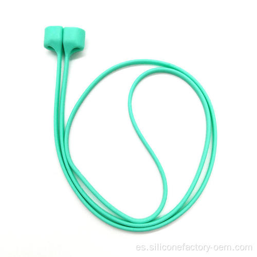 Auriculares Bluetooth inalámbricos de cubierta del cable del auricular de silicona